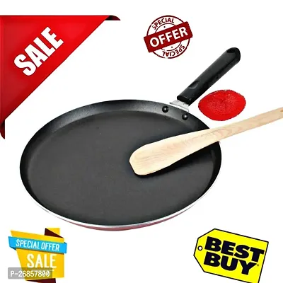 Special Non Stick Dosa Tawa 28 cm Size.2.6 mm Thickness,  3 Coats, Red and black, Aluminum-thumb3