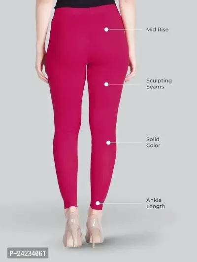 Buy TAG 7 Orange & White Cotton Leggings - Pack Of 2 for Women Online @  Tata CLiQ