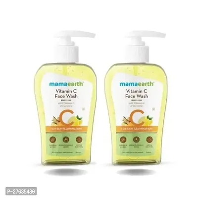Mamaearth Vitamin C Face Wash for Women  Men 250ml- Toxin-Free  Oil-Free Face Wash for Acne-Prone (PACK 2)-thumb0