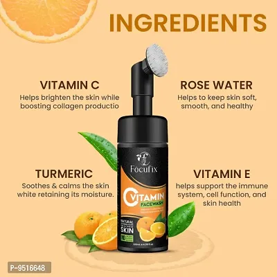 FOCUFIX VITAMIN-C FACE WASH VITAMIN-C WITH ORANGE EXTRACT Face Wash  (130 ml) PACK OF 1-thumb5