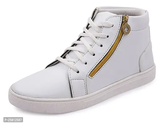 Bacca Bucci Men's White Casual Shoes - 9 UK, BBMB3237U-thumb0
