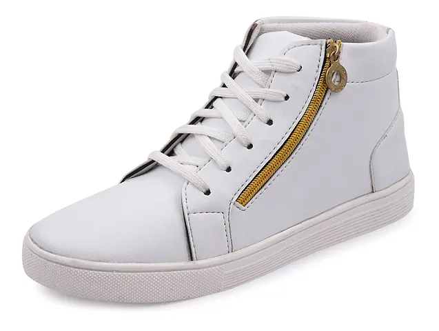 Bacca Bucci Men's White Casual Shoes - 9 UK, BBMB3237U