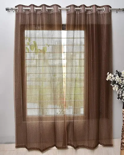 Trendy and Stylish Polyester Door Curtain (Set of 2 pieces)