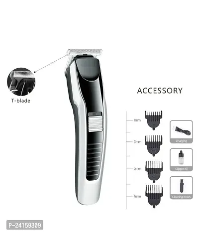 AIRBLINK  AT-538 TRIMMER Rechargeable Hair Beard Trimmer for MEN  WOMEN T Shape Precision Stainless Steel Sharp Blade Beard Shaver (538)-thumb3