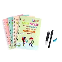 AIRBLINK  Magic Practice Copybook For Kids Reusable Magical Copybook Kids Tracing Book For Handwriting Magical Letter Writing Book Set Early Education Workbook For Children,children's Gifts-thumb2