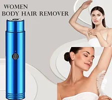 AIRBLINK Women's Face Hair Remover Machine For Upper Lip, Chin, Feihong Beard Trimmer for Women (Blue) MULTICOLOUR-thumb4