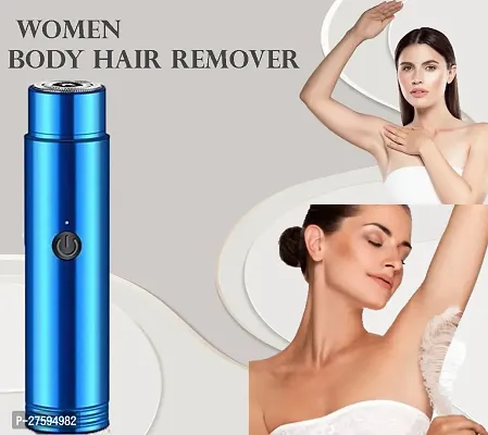 AIRBLINK Women's Face Hair Remover Machine For Upper Lip, Chin, Feihong Beard Trimmer for Women (Blue) MULTICOLOUR-thumb5