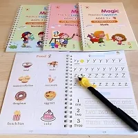 AIRBLINK  Magic Practice Copybook For Kids Reusable Magical Copybook Kids Tracing Book For Handwriting Magical Letter Writing Book Set Early Education Workbook For Children ,children's Gifts-thumb2