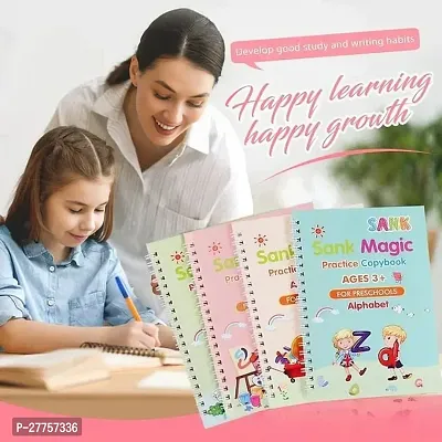 AIRBLINK  Magic Practice Copybook For Kids Reusable Magical Copybook Kids Tracing Book For Handwriting Magical Letter Writing Book Set Early Education Workbook For Children,children's Gifts-thumb4
