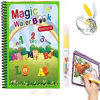 AIRBLINK   Reusable Magic Water | Quick Dry Book Water Coloring Book Doodle with Magic Pen | Self-Drying with Easy to Hold Water Pen I Educational Toy for Kids  waterbook For Children,children's Gifts-thumb1