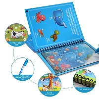 AIRBLINK   Reusable Magic Water | Quick Dry Book Water Coloring Book Doodle with Magic Pen | Self-Drying with Easy to Hold Water Pen I Educational Toy for Kids  waterbook For Children,children's Gifts-thumb2
