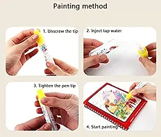 AIRBLINK   Reusable Magic Water | Quick Dry Book Water Coloring Book Doodle with Magic Pen | Self-Drying with Easy to Hold Water Pen I Educational Toy for Kids  waterbook For Children,children's Gifts-thumb3