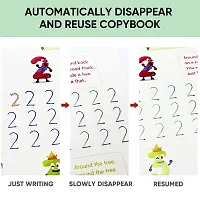AIRBLINK  Magic Practice Copybook For Kids Reusable Magical Copybook Kids Tracing Book For Handwriting Magical Letter Writing Book Set Early Education Workbook For Children,children's Gifts-thumb2