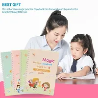 AIRBLINK  Magic Practice Copybook For Kids Reusable Magical Copybook Kids Tracing Book For Handwriting Magical Letter Writing Book Set Early Education Workbook For Children,children's Gifts-thumb1