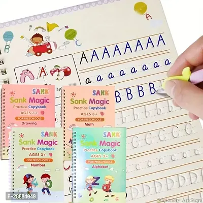 Magic Practice Copybook for Kids Reusable Magical Copybook Kids Tracing Book-thumb5