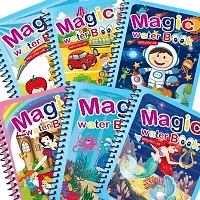 Combo of 4 Magic Book +1 Water Book Kids Tracing Book for Handwriting Magical Letter Writing Book Set Early Education Workbook for Children,children's Gifts-thumb3