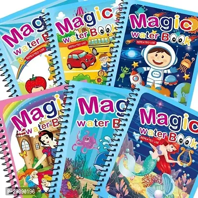 Combo of 4 Magic Book +1 Water Book Kids Tracing Book for Handwriting Magical Letter Writing Book Set Early Education Workbook for Children,children's Gifts-thumb4