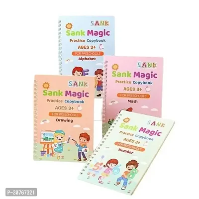 Magic Practice Copybook, (4 Book + 10 Refill)