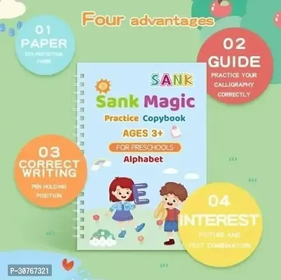 Magic Practice Copybook, (4 Book + 10 Refill)-thumb2