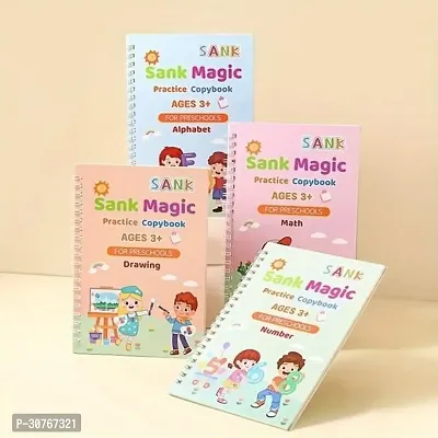 Magic Practice Copybook, (4 Book + 10 Refill)-thumb3