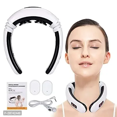 Electronic Neck Cushion Full Body Massager Pillow with Heat for Pain Relief-thumb0