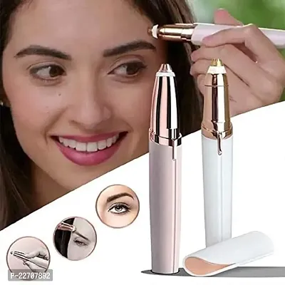 Flawless Eyebrow Trimmer for women. Pianless,Touch sensitive,18K Gold Platted Battery operated Eyebrow Hair Remover For women-thumb2