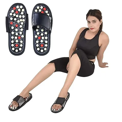 Manual Spring Acupressure and Magnetic Therapy Accu Paduka Slippers For Men and Women