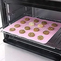 Silicone Baking Mat Roti mat Silicone Chapati Atta Kneading Mat Non-Stick Fondant Rolling Mat Stretchable Heat Resistance for Kitchen Roti Chapati Cake ndash; Multicolor (Baking Mat 50x40)-thumb2