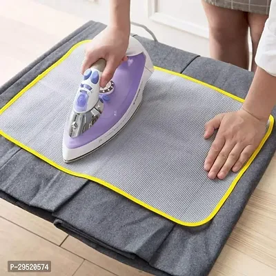 Protective Insulated Ironing Mesh for Clothes Delicate Garment Cloth Guard Home Press Mat Heat Resistant Reusable  Washable, Multi Colors 1 Pcs