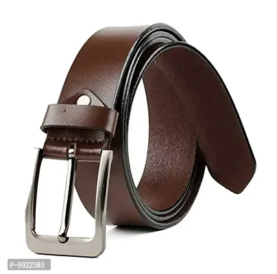 Best Friends Forever Formal/Casual Brown Genuine Leather Belts For Men.-thumb5