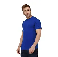 Best Friends Forever Men's Round Neck Solid/Plain 100% Pure Cotton Half Sleeves T-Shirts.-thumb3