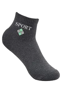 Best Friends Forever Sports Plain Cotton Ankle socks for Men's and Women's (12)-thumb1