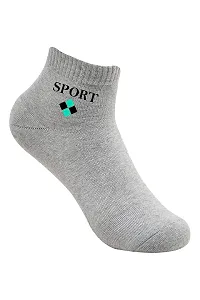 Best Friends Forever Sports Plain Cotton Ankle socks for Men's and Women's (12)-thumb1