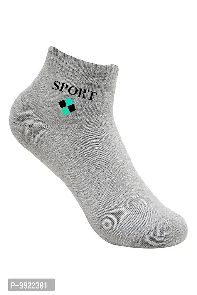 Best Friends Forever Sports Plain Cotton Ankle socks for Men's and Women's (12)-thumb2