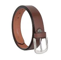 Best Friends Forever Formal/Casual Brown Genuine Leather Belts For Men.-thumb1