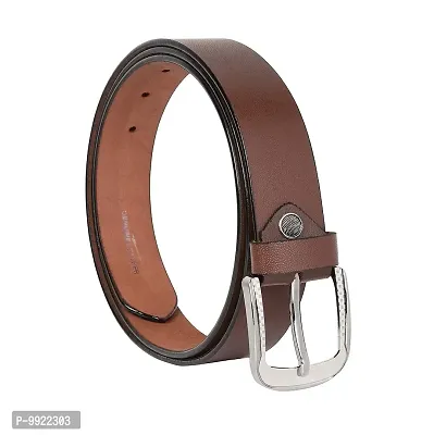 Best Friends Forever Formal/Casual Brown Genuine Leather Belts For Men.-thumb2