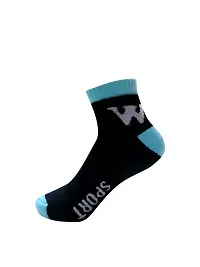 Best Friends Forever Men's and Women's Colorful Premium Cotton Cushion Ankle Socks (6)-thumb2