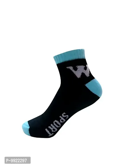 Best Friends Forever Men's and Women's Colorful Premium Cotton Cushion Ankle Socks (6)-thumb3