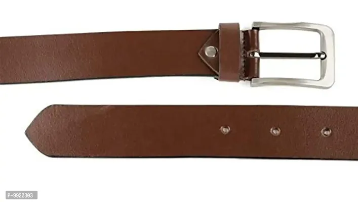 Best Friends Forever Formal/Casual Brown Genuine Leather Belts For Men.-thumb3