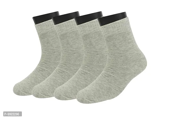 BEST FRIENDS FOREVER Premium Cotton Plain Ankle Office/School/Sports Socks for Men's and Women's-thumb3