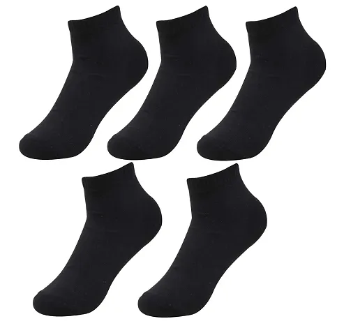 Best Friends Forever Unisex Pure Cotton Plain School/Office/Casual Ankle Length socks