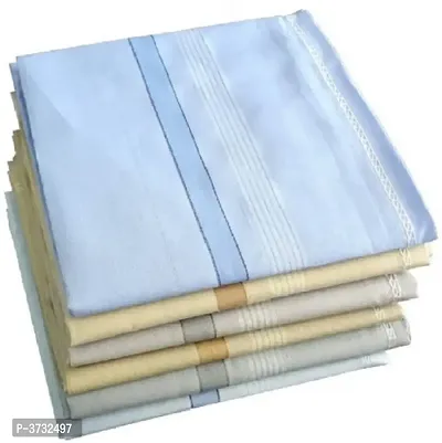 Men's Cotton Long Handkerchief's Pack Of 6