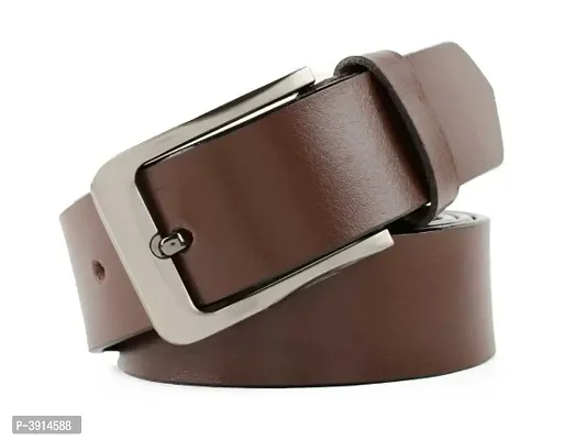 Brown Formal Genuine Leather Belt