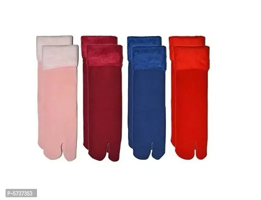 Women's Colorful Premium Snow Warm socks Pack of 4