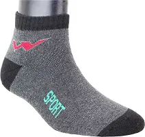 Unisex Cotton Cushion W-Sports New Multicolor Ankle Lengths Sports Socks.-thumb3