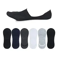 Women's Pure Cotton Loafer No-Show  Socks With Anti-Slip Grip pack of 3 Pairs. Size- 4-6-thumb2