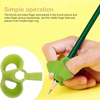 6 pcs multicolored Ultra Soft Silcon Pencil Grip for Kids Handwriting for Pen Gripper Kids Pen Writing Assistant Holders pack of 6-thumb1