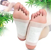 10 pcs white Foot Detox Patches Toxin Remover, Improve Sleep helps in Weight Loss  Slimming pack of 10-thumb1