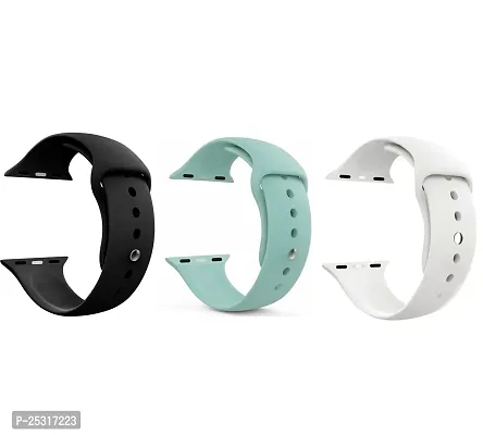 Smart Watch Strap Belt for Ultra Watch 49 mm, Series 8 / 7 45 mm, Series 6 / 5 / 4 44 mm, Series 3 / 2 / 1 42 mm, T800 Ultra, Watch 8 Ultra, i8 Pro Max, W26, T800.(black,sky blue,white)
