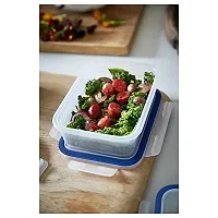 Ikea Plastic Food Container With Lid - 34 oz, Transparent-thumb2